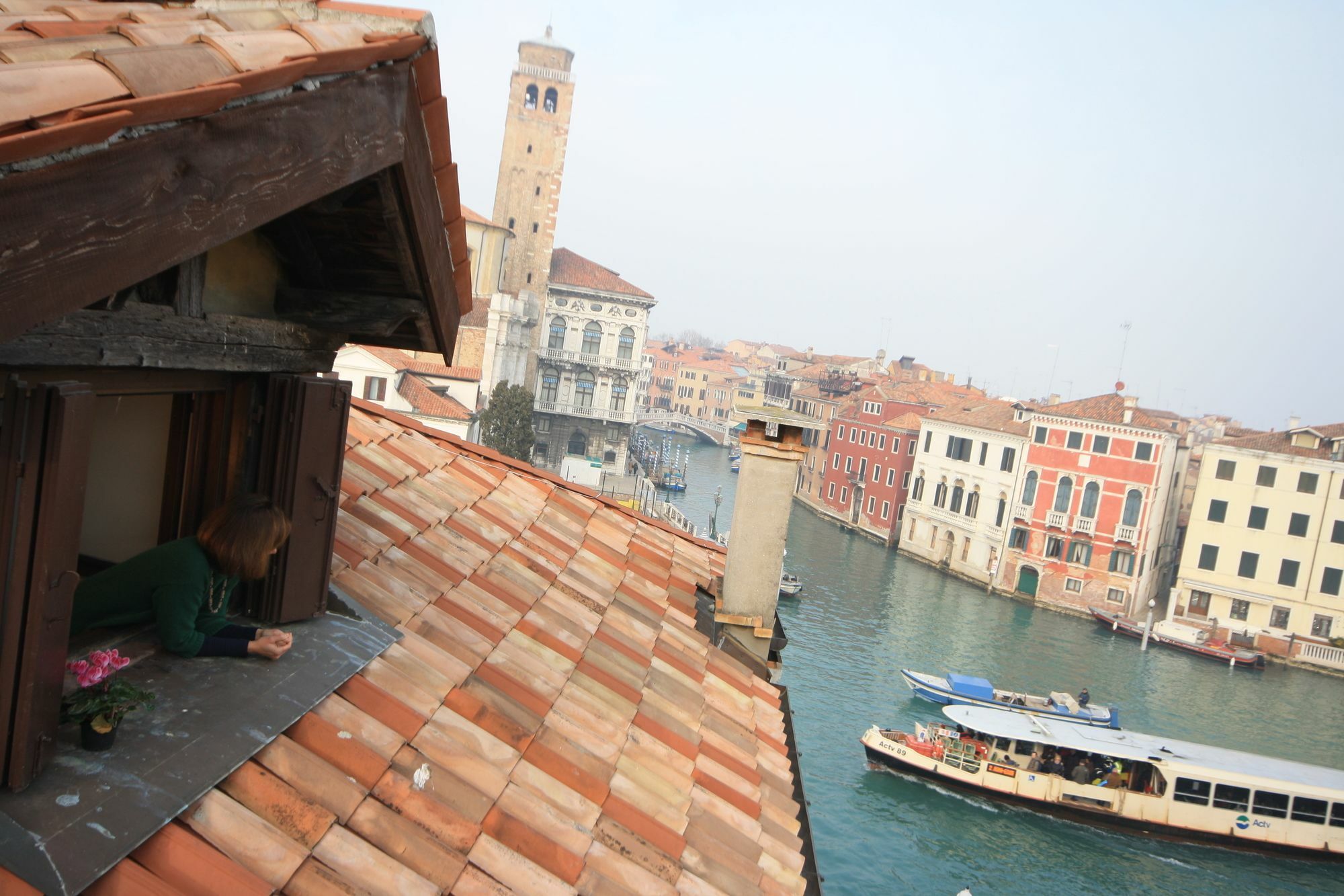 B&B Vista Sul Canal Grande Venedig Exteriör bild