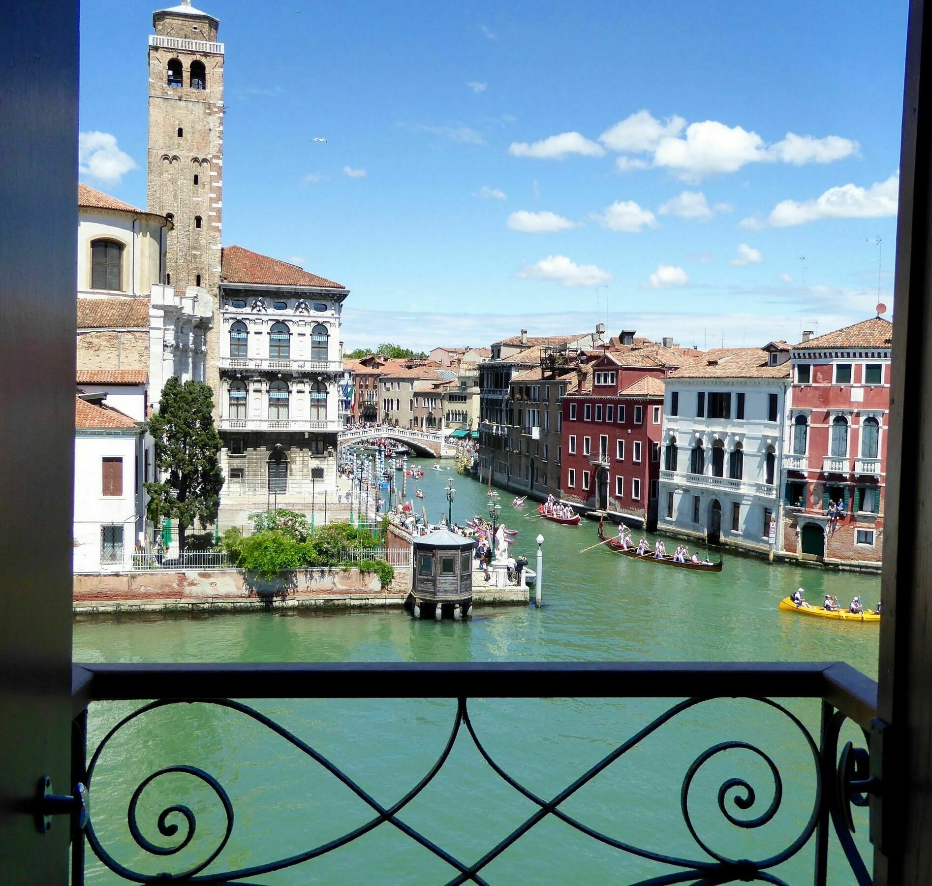 B&B Vista Sul Canal Grande Venedig Exteriör bild